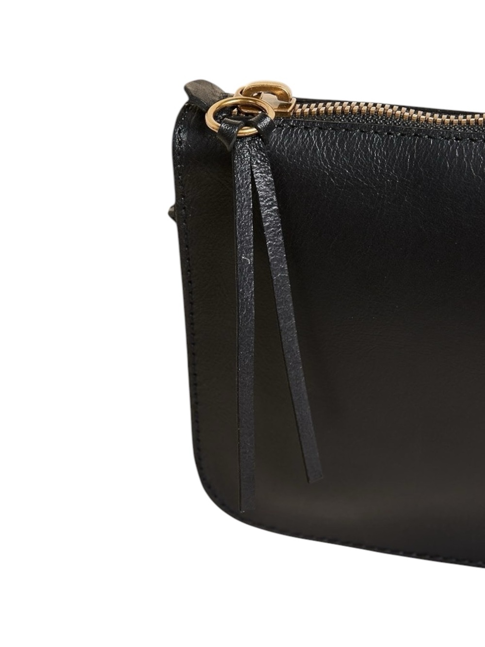 Madewell The Simple Crossbody Sheepskin Leather Bag Black - Picture 8 of 11